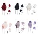 thumbnail image 4 of Guardurnaity 1 Juego de gorros de invierno cómodos para niños, guantes de moda para niños, hermoso accesorio de lana para resistir la frialdad Sombreros Vino rojo С 1-3 лет Guardurnaity AP009417-11B, 4 of 6