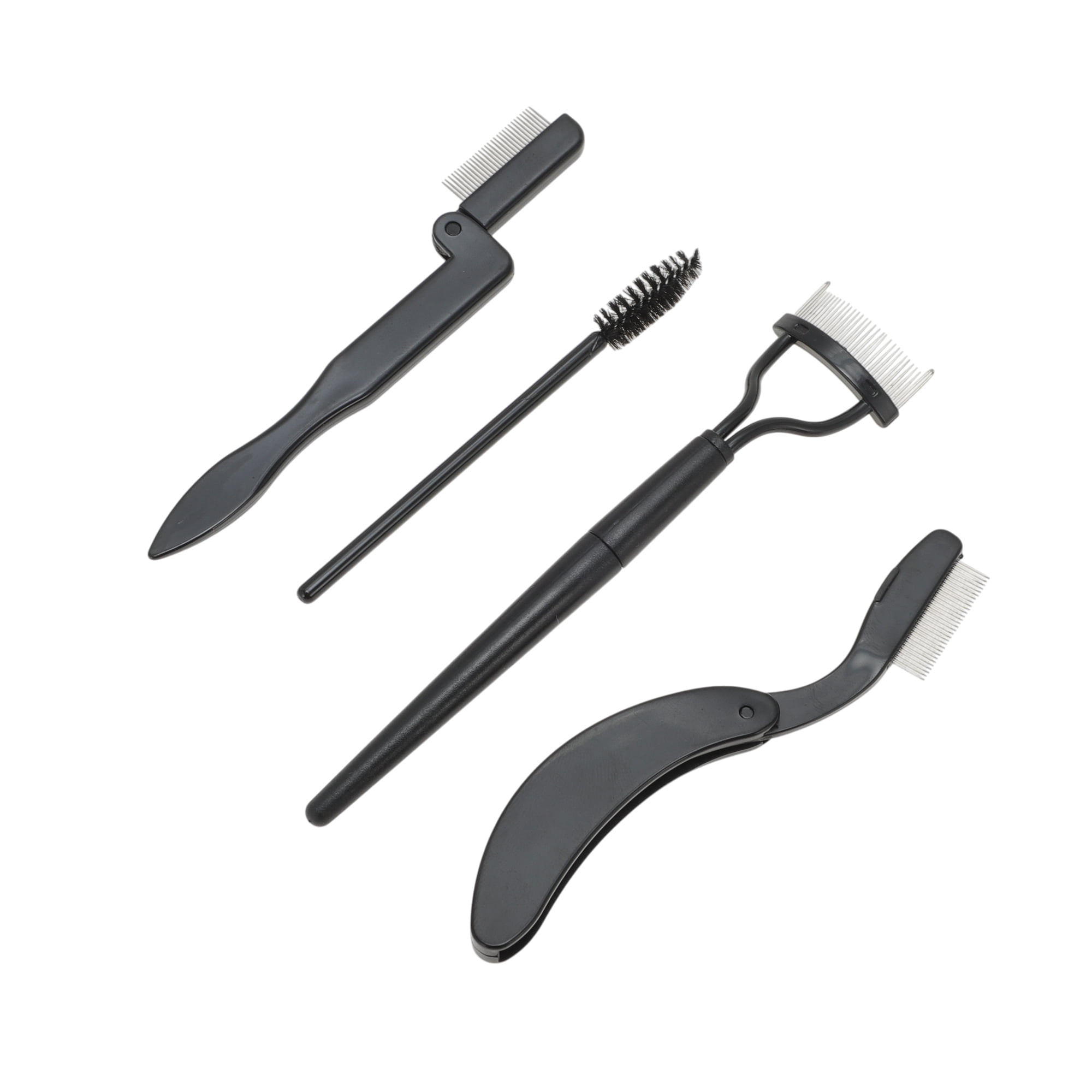 Unique Bargains Multifunctional Foldable Eyebrow Brush Kit for Styled Eyebrows and Lashes