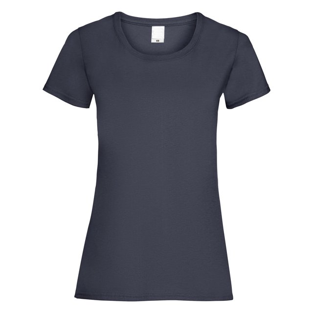 Womens Value Fitted Short Sleeve Casual T-Shirt