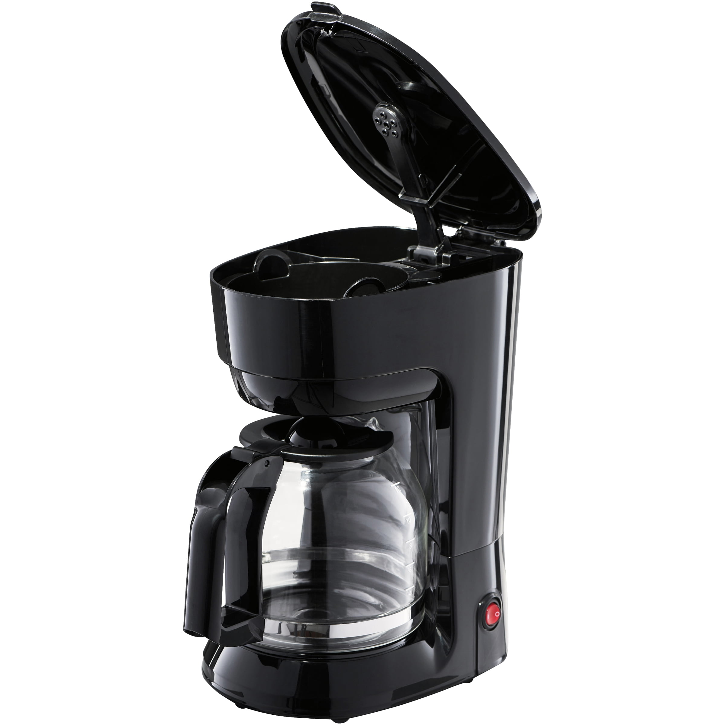 Mainstays Black 12-Cup Coffee Maker with Removable Filter Basket
