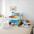 thumbnail image 6 of Castle Fairy Kawaii Mushroom Elf Bedding Comforter Set,Floral Butterfly Full Bedding Set, 6 of 8