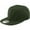 Olive, variant on Navy Classic Cotton Flat Brim Unconstructed Baseball Cap Adjustable Strapback Style