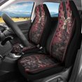 thumbnail image 2 of XYZCANDO Breathable Car Seat Covers SUV Van Sedan, Easy to Install Washable Car Front Seat Covers 2 pcs Stretchy Cloth Red Stag Camo, 2 of 10