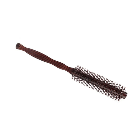 Small Round Hair Brush Nylon Bristles,Short Hair Blow Drying Styling Roll Hairbrush