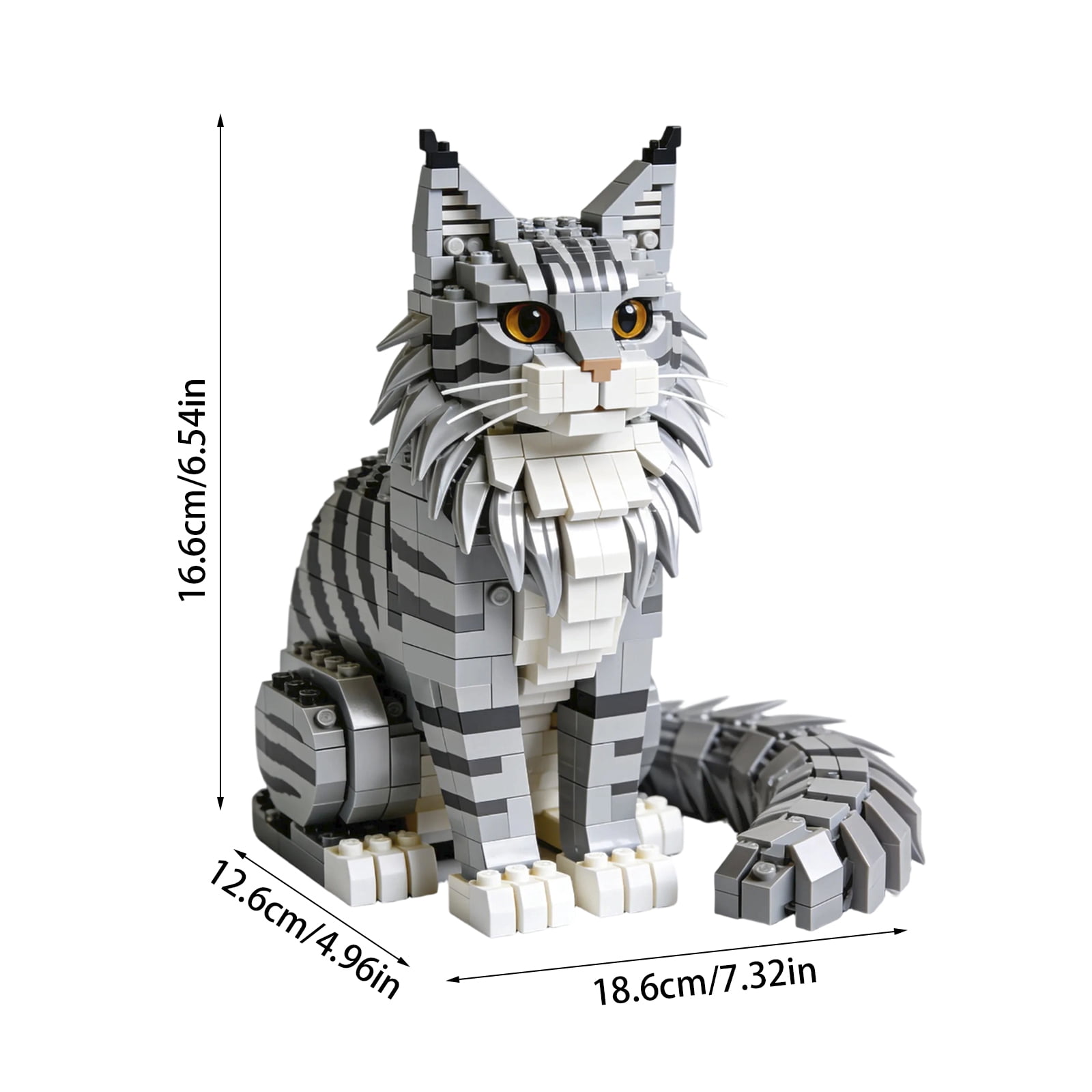 Cat Model Micro Mini Building Block Toys Sets: Reminiscent of Your Beloved Feline Gift & Decro Choice