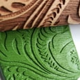 thumbnail image 3 of Christmas Embossing Rolling Pin Baking Cookies Noodles Biscuit Fondant Cake Dough Engraved Roller Snowflake, 3 of 8