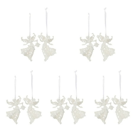 

NUOLUX 10 pcs Exquisite Christmas Pendants Festival Scene Hanging Decors Xmas Themed Pendants
