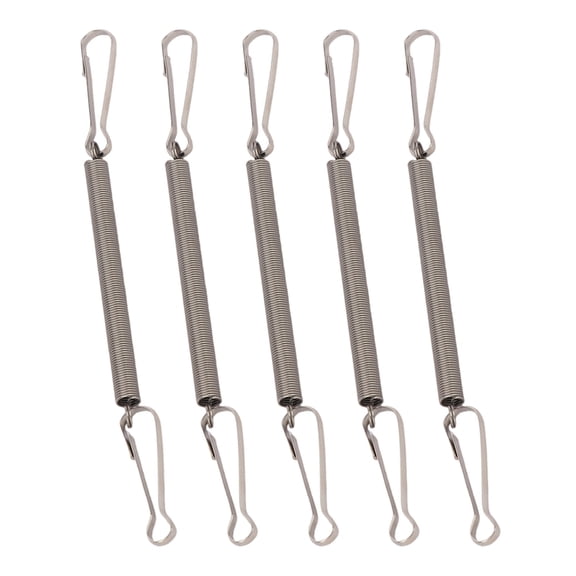 5pcs Small Water Bottles Holders Stainless Steel Spring Clip for Pet Cage for Rabbits and Hamster Drinkers