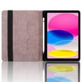 thumbnail image 3 of Decase for iPad Pro 11 Inch Case 2022/2021/2020/2018 with Pencil Holder/Pockets,Auto Wake/Sleep,Folio Stand Embossed PU Leather Smart Wallet Shell for iPad Pro 11 Inch (4th/3rd/2nd/1st Gen),Pink, 3 of 10