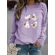 thumbnail image 4 of Sudadera Con Estampado De Fantasmas De Halloween, Sudadera Informal De Manga Larga Con Cuello Redondo, Ropa De Mujer, 4 of 4
