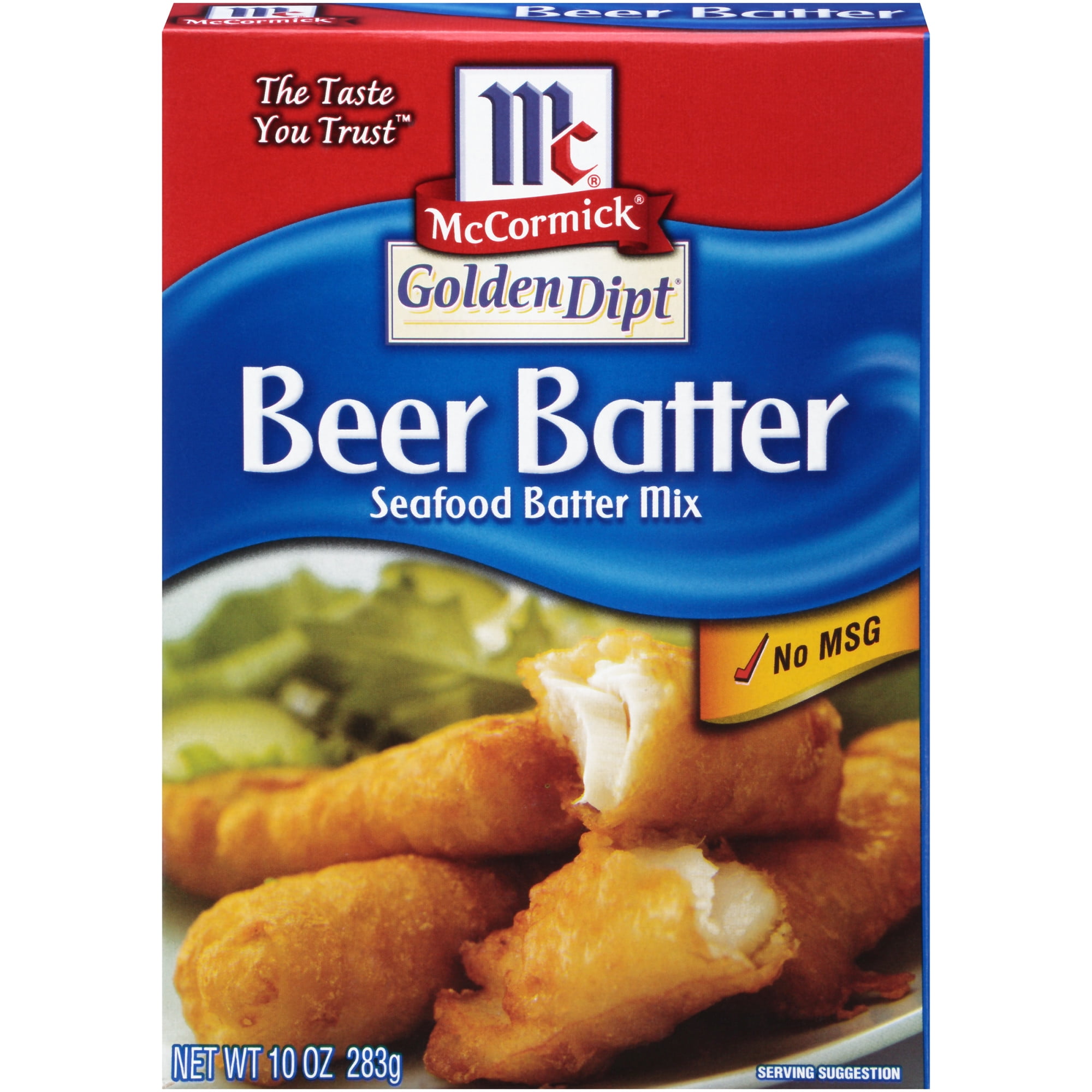 McCormick Golden Dipt Beer Batter Seafood Batter Mix, 10 oz