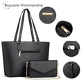 thumbnail image 3 of Bagsure Women Handbags Fashion Tote Shoulder Bags Casual Crossbody Bags for Women Handbag Set 4pcs, 3 of 7