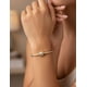 thumbnail image 5 of Brazalete estilo simple ronda dorado con brillos, 5 of 7