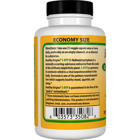 Healthy origins natural 5-htp 100 mg - 120 capsules