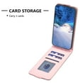 thumbnail image 2 of Feishell Vertical Flip Wallet Case for iPhone 16,for Women Men, Premium PU Leather with RFID Blocking Credit Card Slots Magnetic Shockproof Kickstand Phone Case for iPhone 16,Pink, 2 of 9