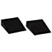 thumbnail image 3 of Trademark Innovations 12" Foam Incline Stretch Wedge - Set of 2, Black, 3 of 10