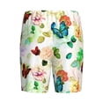 thumbnail image 2 of Lsque Floral Vintage Mens Sleep Pajama Shorts,Short Pajama Pants, Cotton Ultra-Soft Knit-Medium, 2 of 9