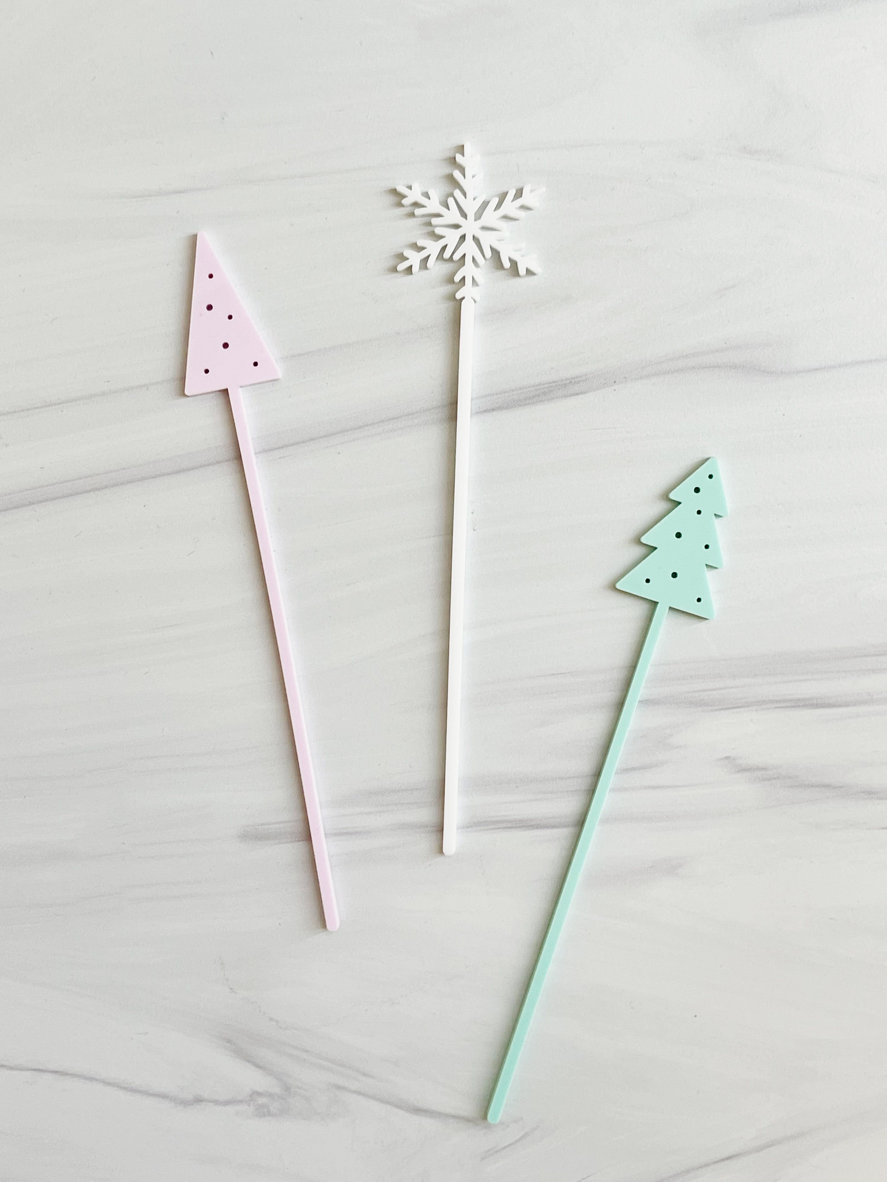 Holiday Drink Stirrers