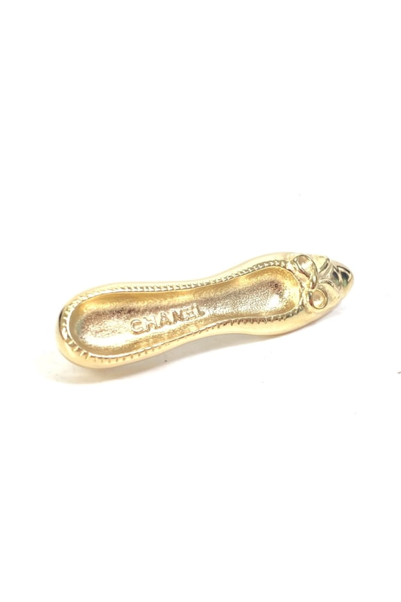 Pre-Owned Chanel pumps motif B23A accessories Brooch Gold