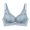 Blue, variant on fheaev Front Closure Everyday Bra For Women No Underwire Push Up Compression Support Wirefree Snap Closing Bras Underwear T-Shirt Bras Front Buckle Underwear