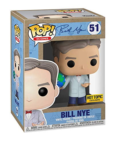 Funko POP! Icons #51 - Bill Nye [with Globe] H.T. Exclusive - Walmart ...