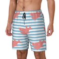 thumbnail image 2 of Fotbe Party Shark Cute Men’s Swim Trunks Quick Dry Swim Shorts Board Shorts with Mesh Lining-Small, 2 of 9