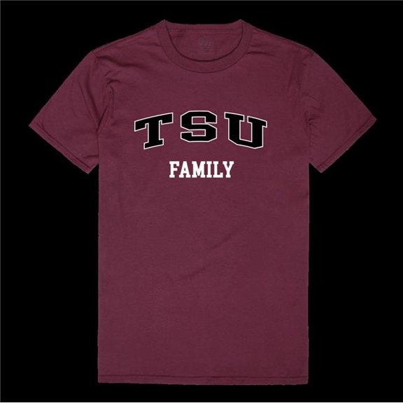 Texas Southern University Tigers Family T-Shirt, Maroon - 2XL