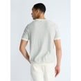 thumbnail image 3 of Free Assembly Men's Sweater Tee with Short Sleeves, Sizes S-3XL, 3 of 6