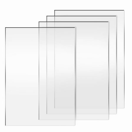 4 Pack Clear Cutting Plate, 8.7 X 6.1 Inches Die Cutting Pads for Die Cutting Machine and Embossing Crafting