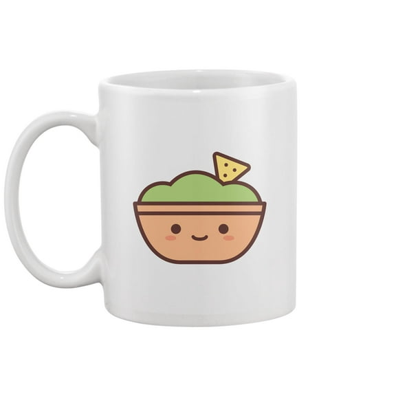 Cartoon Bowl Of Guacamole  Mug -Image by Shutterstock