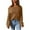 Khaki, variant on IROINNID Womens Sweater Off-The-Shoulder Pullover Sweater Solid Color Casual Short Length Long Sleeve Knit Sweater Coat
