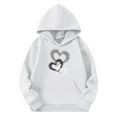 thumbnail image 4 of Babcutegg Girls Sweatshirts Pullover Hoodies Casual Fashion Outfit for Kids White Size 7, 4 of 4
