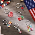 thumbnail image 4 of Set de recuerdo Landical New York 6 bolsas de cosméticos con 6 llaveros para mujer, 4 of 7