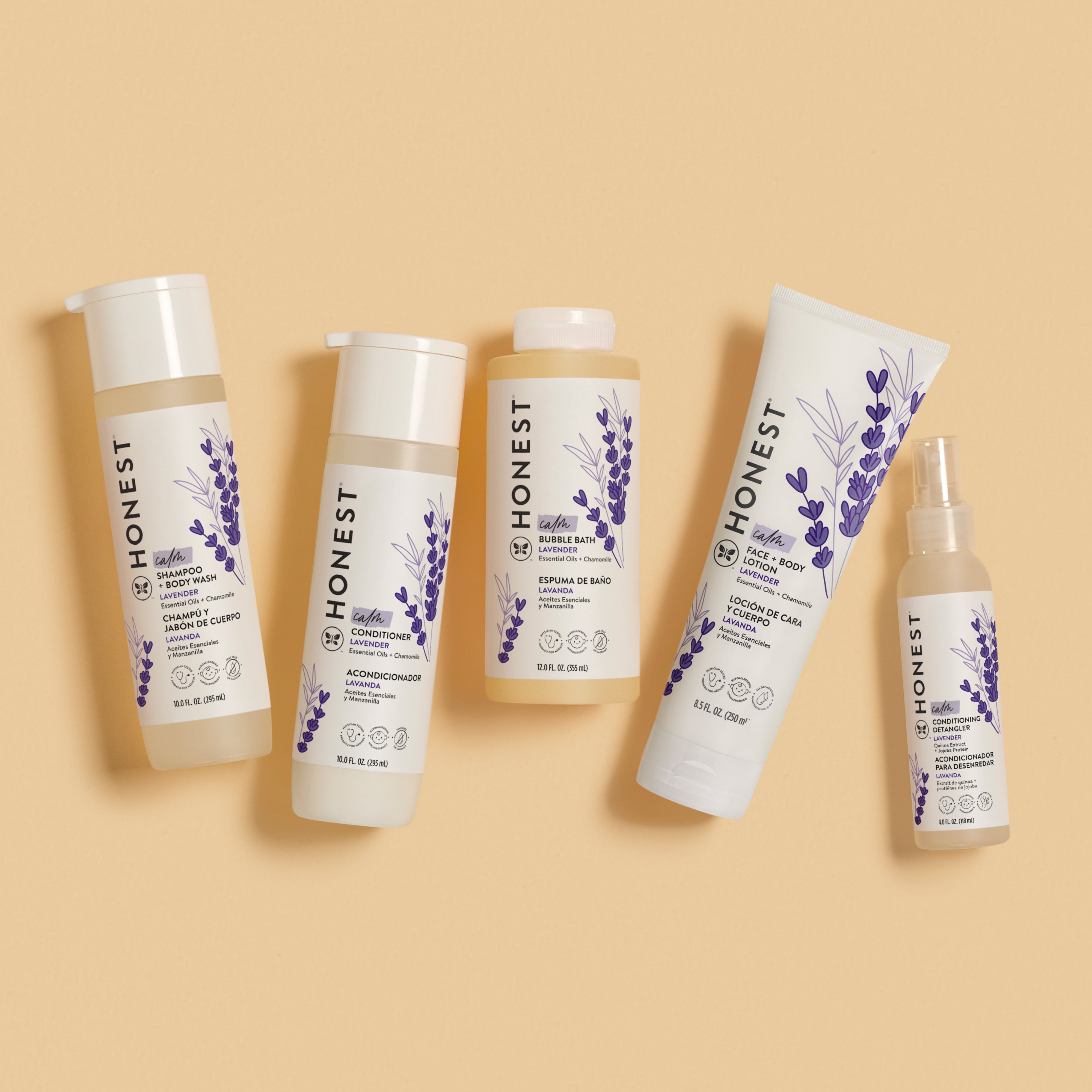 The Honest Company Baby Conditioning Detangler Calm Lavender 4 fl oz