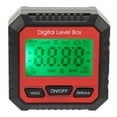 thumbnail image 2 of Protractor, Digital Level Box Magnetic Angle Finder Protractor Inclinometer Digital Angle Finder Angle Finder Tool Table Saw Miter Protractor for Carpentry Building Masonry, 2 of 7