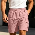 thumbnail image 2 of Zeliretfy Mens Shorts Cargo Shorts Classic Loose Casual Wear With Pockets And Denim Shorts Hip Hop Cropped Jeans Work Shorts with Cargo Pockets Authentics Classic Relaxed Fit Five Pocket Cargo Short, 2 of 8