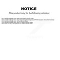 thumbnail image 2 of Positive Plus Front Rear Semi-Metallic Disc Brake Pads and Wear Sensors Kit for Car Land Rover Range Sport Without Brembo KPW-100313, 2 of 8