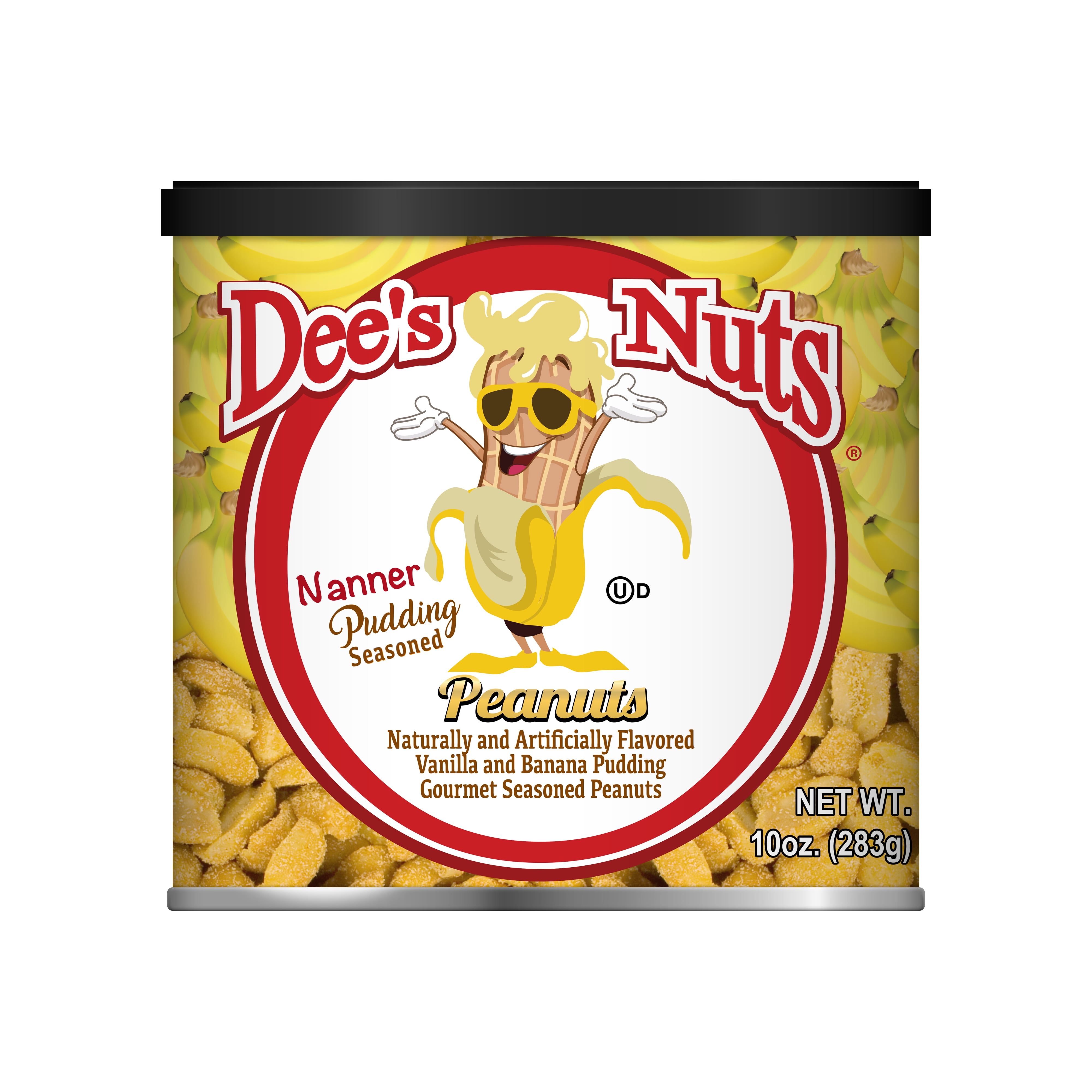 Dee's Nuts Peanuts, Ranch & Sriracha, 10 oz Canister - Walmart.com
