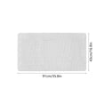 thumbnail image 3 of Zynviq 35.9" X 16.9" Bathroom Rugs Solid Color Bath Rugs Pvc Washable Absorbent Rectangular White Small Rug for Bath, 3 of 6