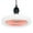 Pink, variant on Desk Fan VibHome E27 Ceiling Fan With Lights Enclosed Low Fan Light Ceiling Light With Fan Hidden Fan Delier Gimbal White Light
