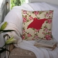 thumbnail image 3 of Manta ray Shabby Chic Yellow Roses  Fabric Decorative Pillow, 3 of 4