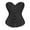 Black, variant on Women's Shapewear Corset Top Vintage Solid Color Strapless Shaping V-Neck Lace Bustier Waist Comfortable Cincher Evening Gowns
