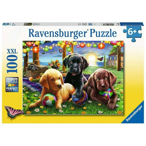 Ravensburger Ravensburger Puppy Picnic XXL 100 piece Jigsaw Puzzle Jigsaw Puzzle