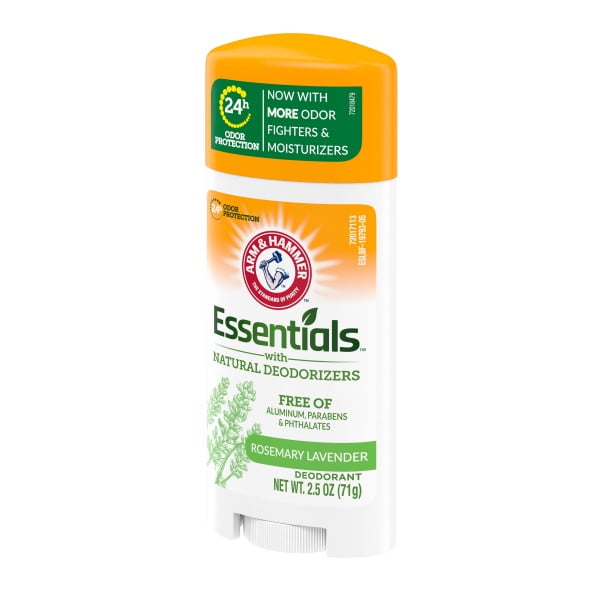 ARM & HAMMER Essentials Natural Deodorant Fresh, 2.50 Oz (Pack of 12)