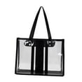 thumbnail image 3 of Bolsa de playa transparente para mujeres bolsas de bolas portátiles ligeras para vacaciones en la playa de viajes, 3 of 10