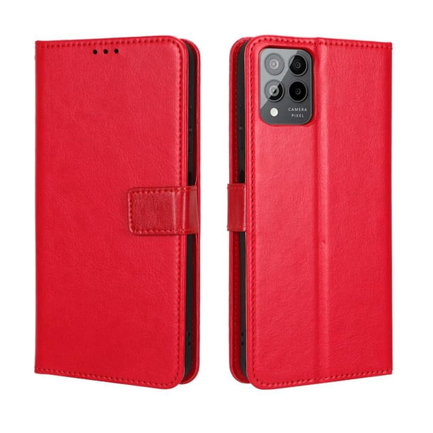 Funda tipo libro para T-Mobile REVVL 6 Pro 5G, cartera todo‑en‑uno, funda multifuncional con tarjetero y correa de muñeca desmontable