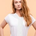 thumbnail image 4 of YSNOOWE Breathable Lace Shawl with Embroidered Collar Lightweight Triangle Scarf for Women Summer, 4 of 7