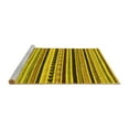 thumbnail image 2 of Ahgly Company Machine Washable Indoor Rectangle Abstract Yellow Modern Area Rugs, 7' x 10', 2 of 4