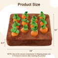 thumbnail image 4 of Alfombrilla interactiva para perros IVVIQQ Carrot Snuffle con 12 zanahorias, 4 of 7