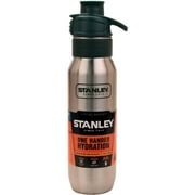 Angle View: Stanley Adventure One Hand H2O, 24 oz, Stainless Steel